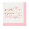 5" Pink Congrats Grad Party Disposable Beverage Napkins 16 Ct.